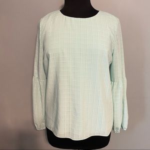 NEW INVESTMENTS lined long sleeve blouse